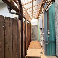 京都市北区紫竹上梅ノ木町2番地の賃貸物件/ベランダにも洗濯機が置けます。