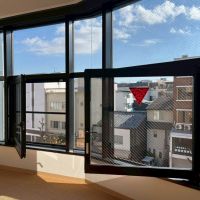 京都市左京区東丸太町32-2の賃貸物件/4F｜風が通せるようになってますが、落下には十分ご注意を。