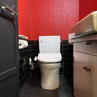 京都市北区紫野南舟岡町85-2の賃貸物件/トイレも期待を裏切らず赤