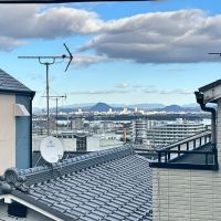 滋賀県大津市本宮二丁目の売買物件/2階バルコニーからは琵琶湖面と三上山