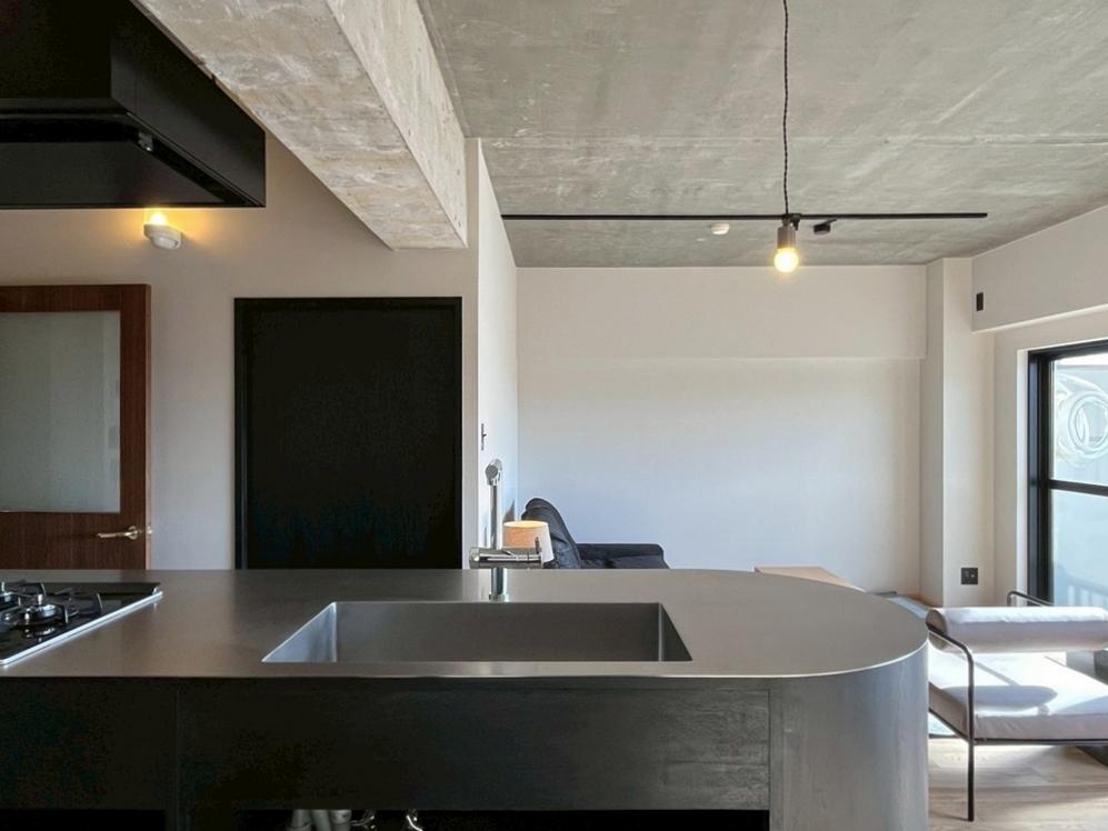 京都市西京区桂上野今井町111の売買物件/アール部分がさらりとアクセントになっている