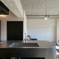 京都市西京区桂上野今井町111の売買物件/アール部分がさらりとアクセントになっている