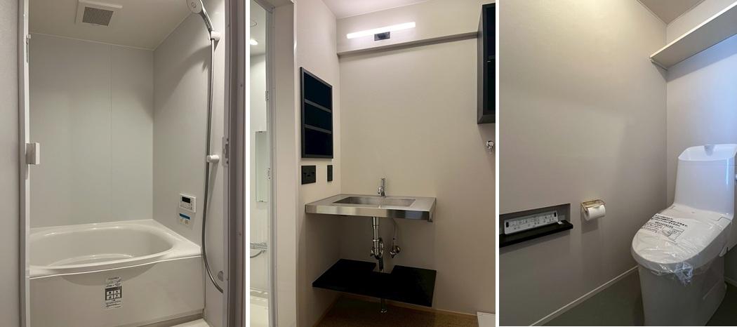 京都市西京区桂上野今井町111の売買物件/脱衣場には収納棚やニッチもある