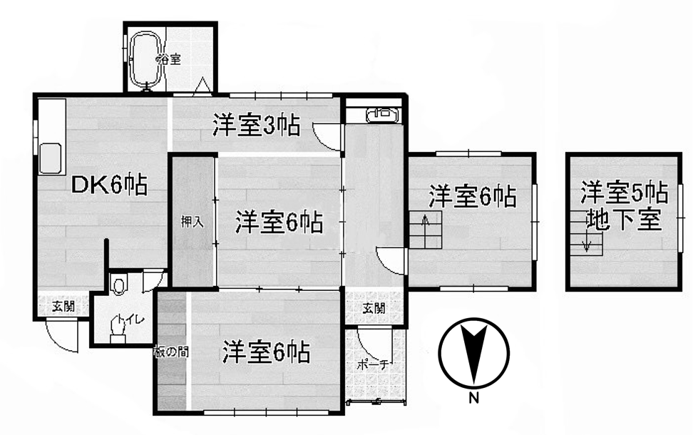 京都市左京区北白川山田町46の賃貸物件