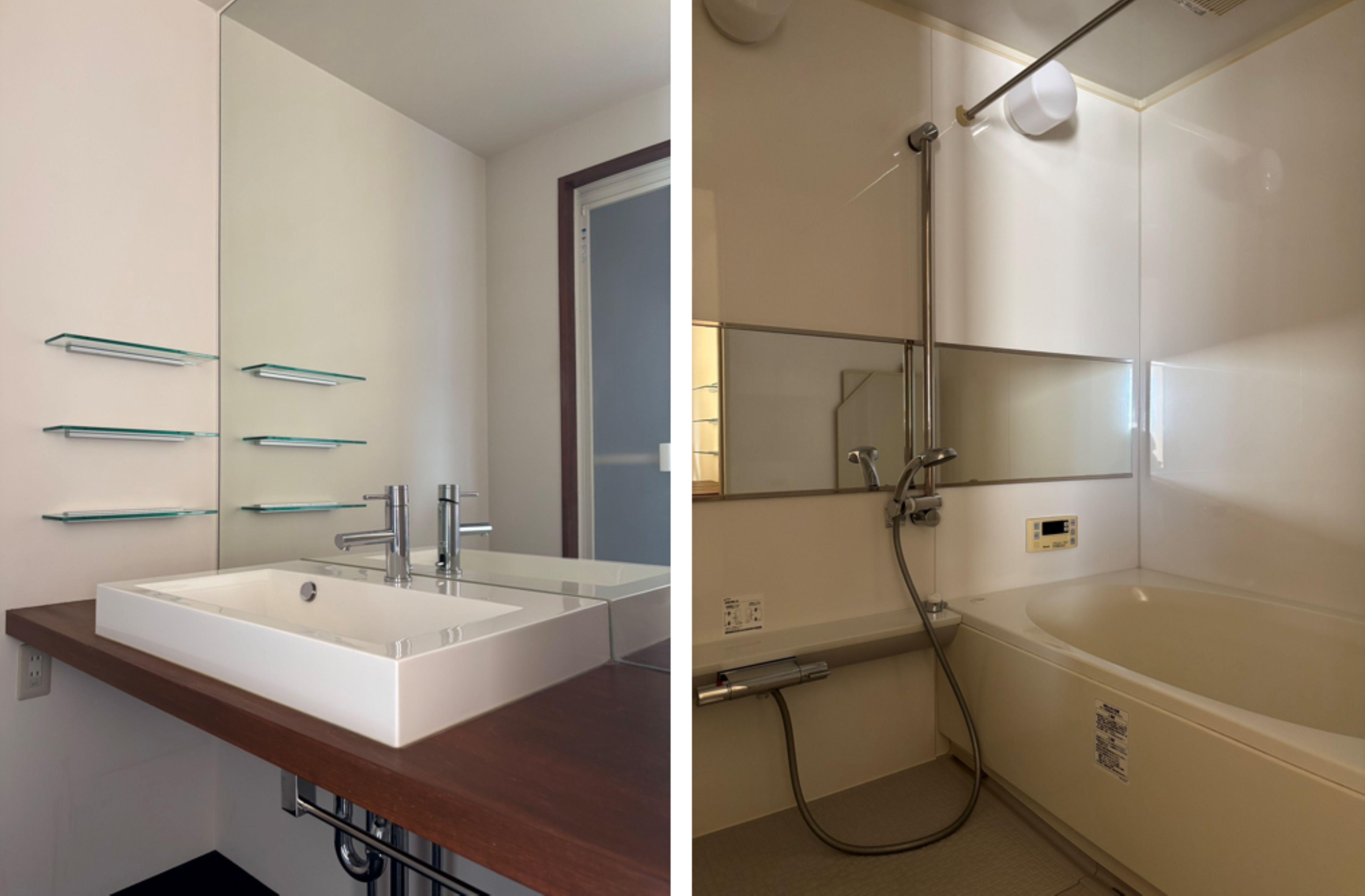 京都市北区小山初音町60-2の賃貸物件/3F│洗面台・風呂