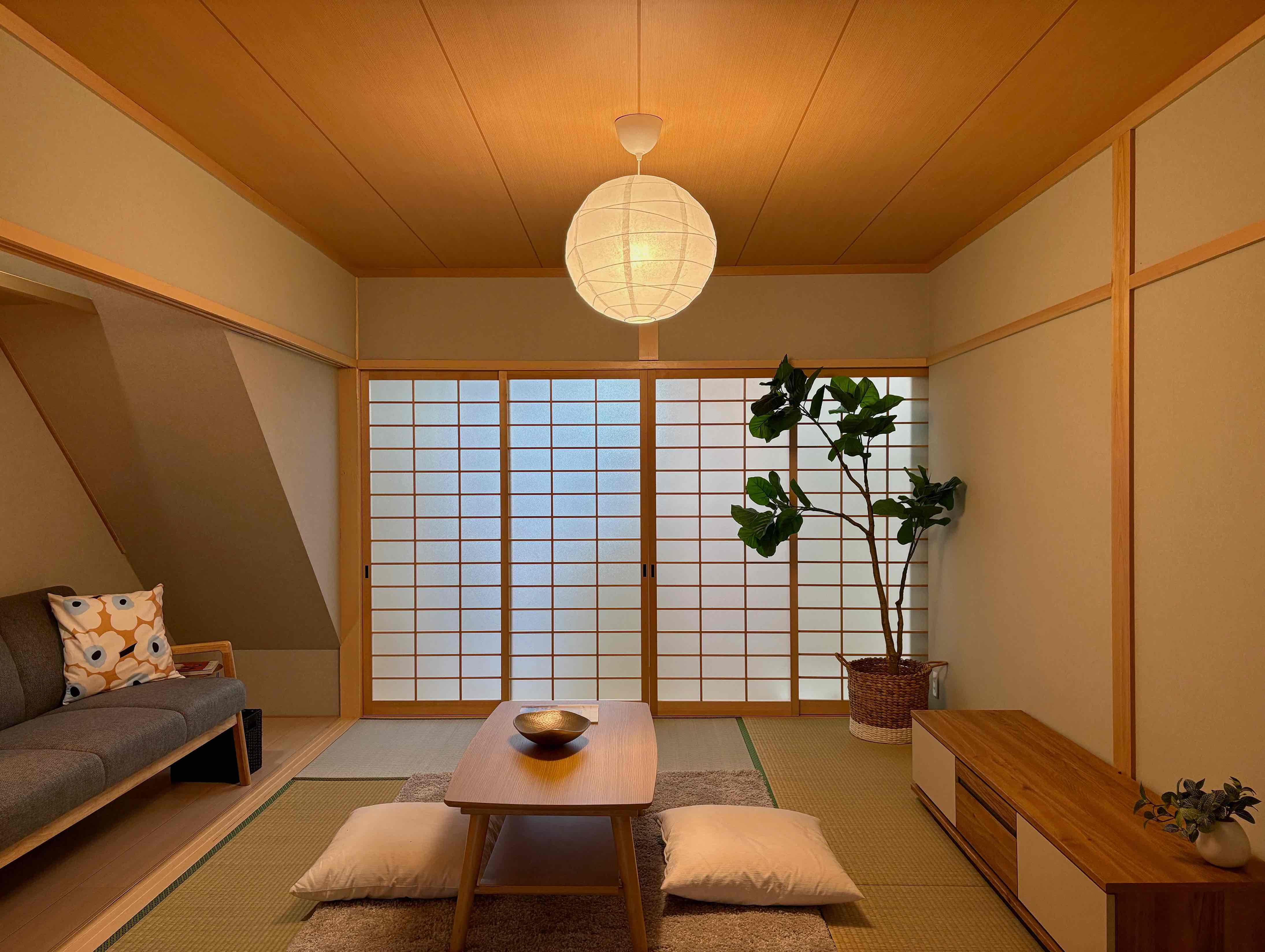 京都市左京区下鴨東半木町74番地3の賃貸物件/モダンテイストな1階和室は自然体でリラックスできそうな空間