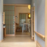 京都市左京区下鴨東半木町74番地3の賃貸物件/玄関からいきなりダイニングでは無く、玄関ホールというワンクッションがあるので寒さ対策や来客時に〇。