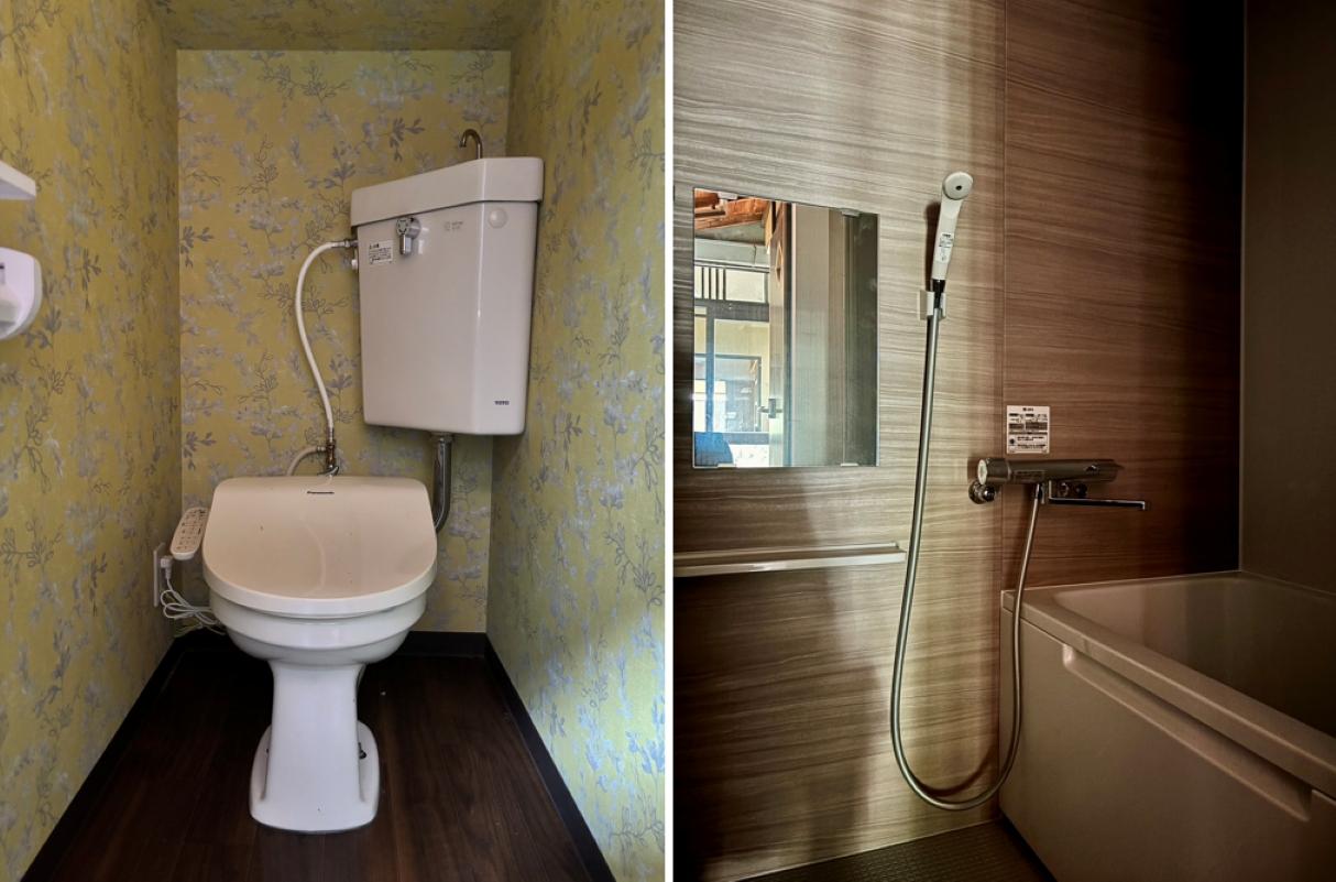 京都市左京区新間之町通二条下る頭町346の賃貸物件/1F | トイレ・浴室