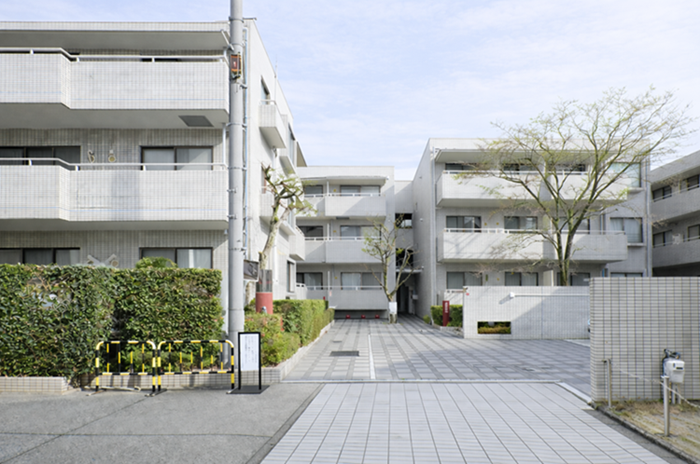 京都市左京区北白川追分町1-4の売買物件/周辺は京都大学敷地内の緑と低層住宅に囲まれている（photo by来田猛氏）