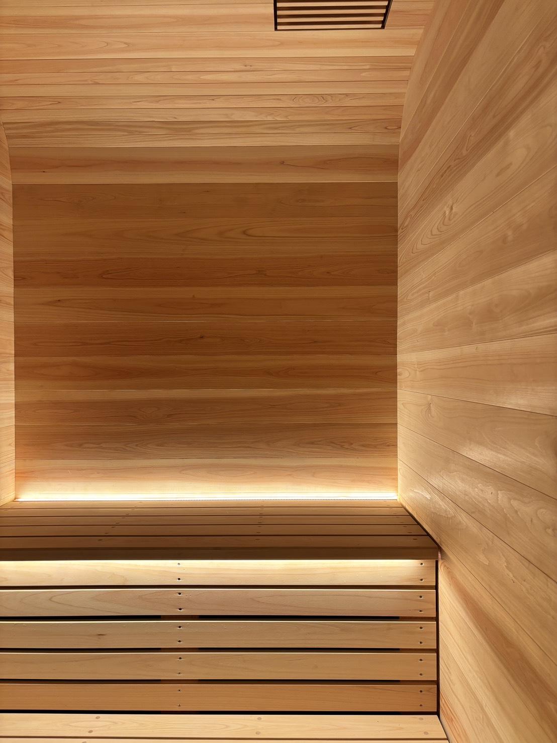 京都市上京区東今⼩路町744-28の賃貸物件/家の中にこのサウナスペース。電気式で90℃まで上がります。