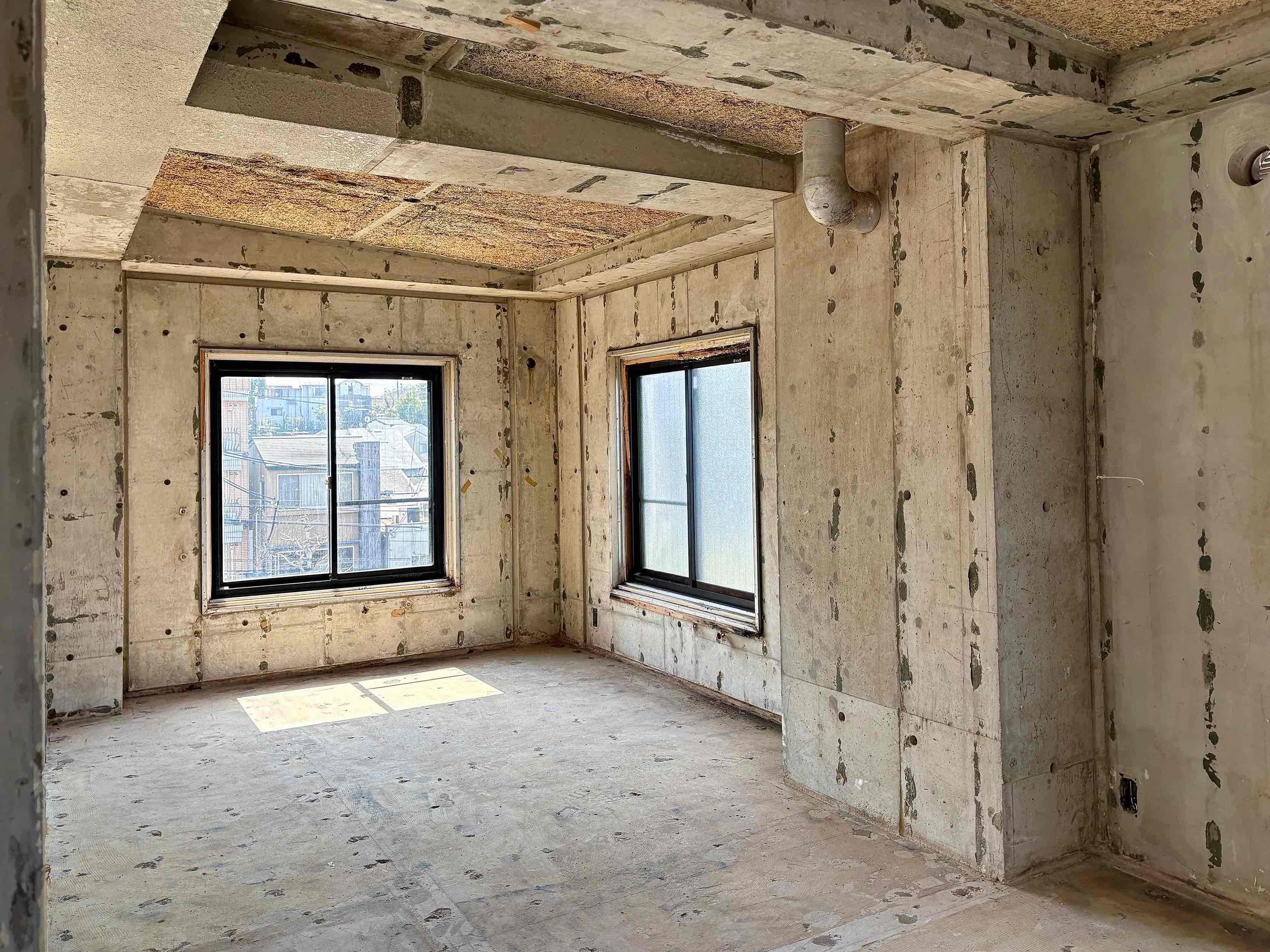 京都市左京区北白川久保田町29-9の賃貸物件/階段のある2階南西は事務所や制作スペースに良さそうなサイズ感