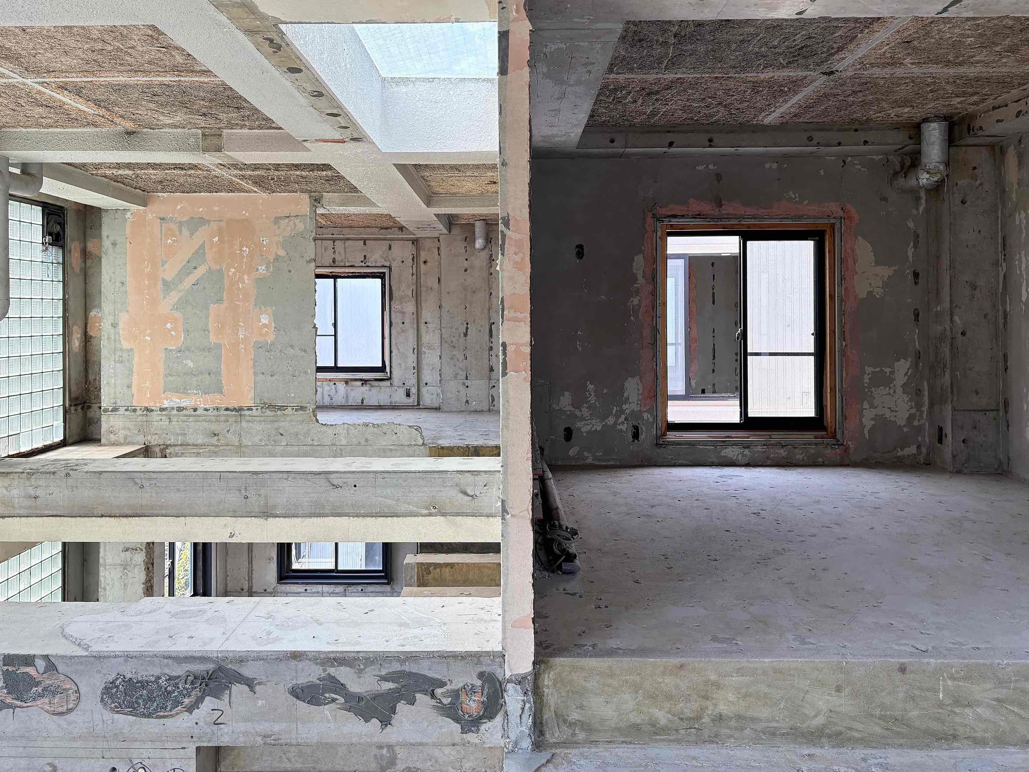 京都市左京区北白川久保田町29-9の賃貸物件/半分は吹き抜けに、もう半分は目線が遮られているので上下での使い分けがしやすそう