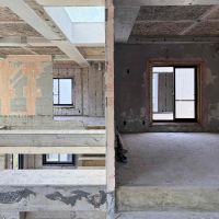 京都市左京区北白川久保田町29-9の賃貸物件/半分は吹き抜けに、もう半分は目線が遮られているので上下での使い分けがしやすそう