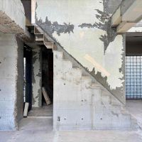 京都市左京区北白川久保田町29-9の賃貸物件/階段の上3段は少し緊張感を覚えます。