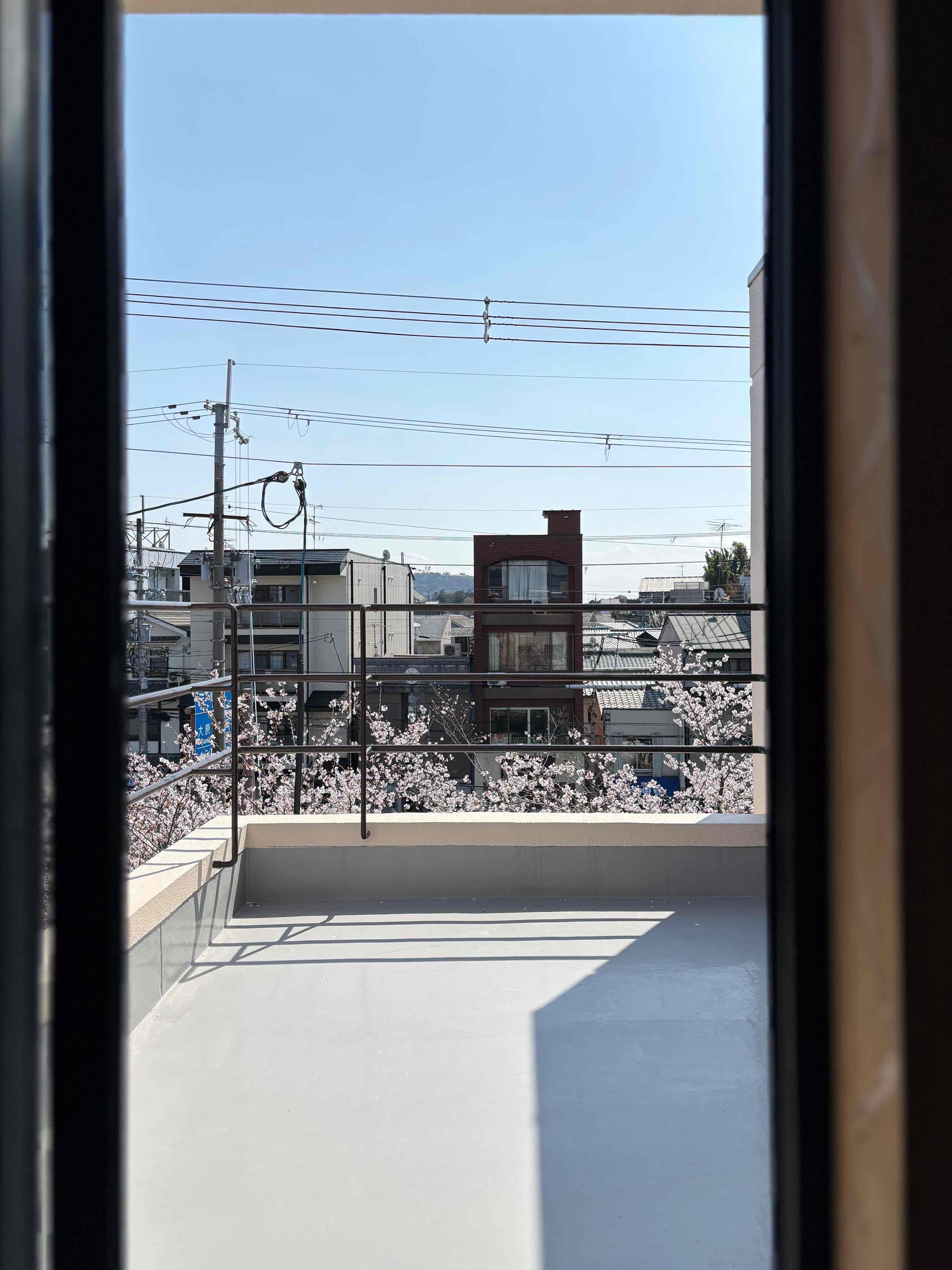 京都市左京区北白川久保田町29-9の賃貸物件/バルコニーもあります