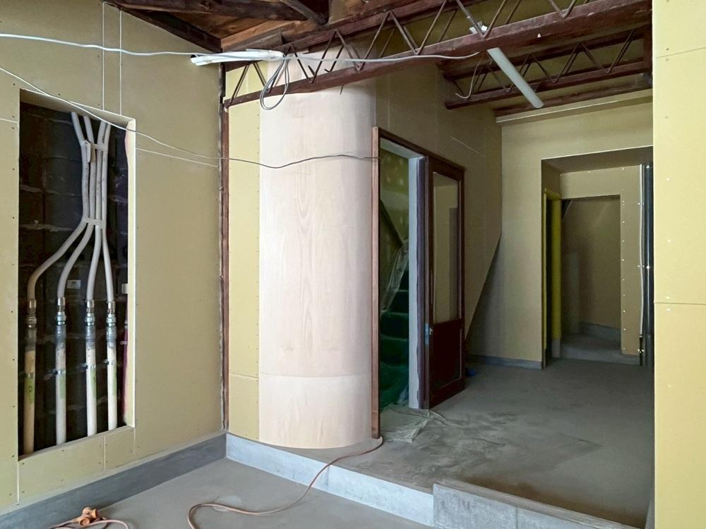 京都市中京区壬生馬場町30-13、30-20の賃貸物件/区画No3｜奥左手には専用トイレを設置できるようになっている