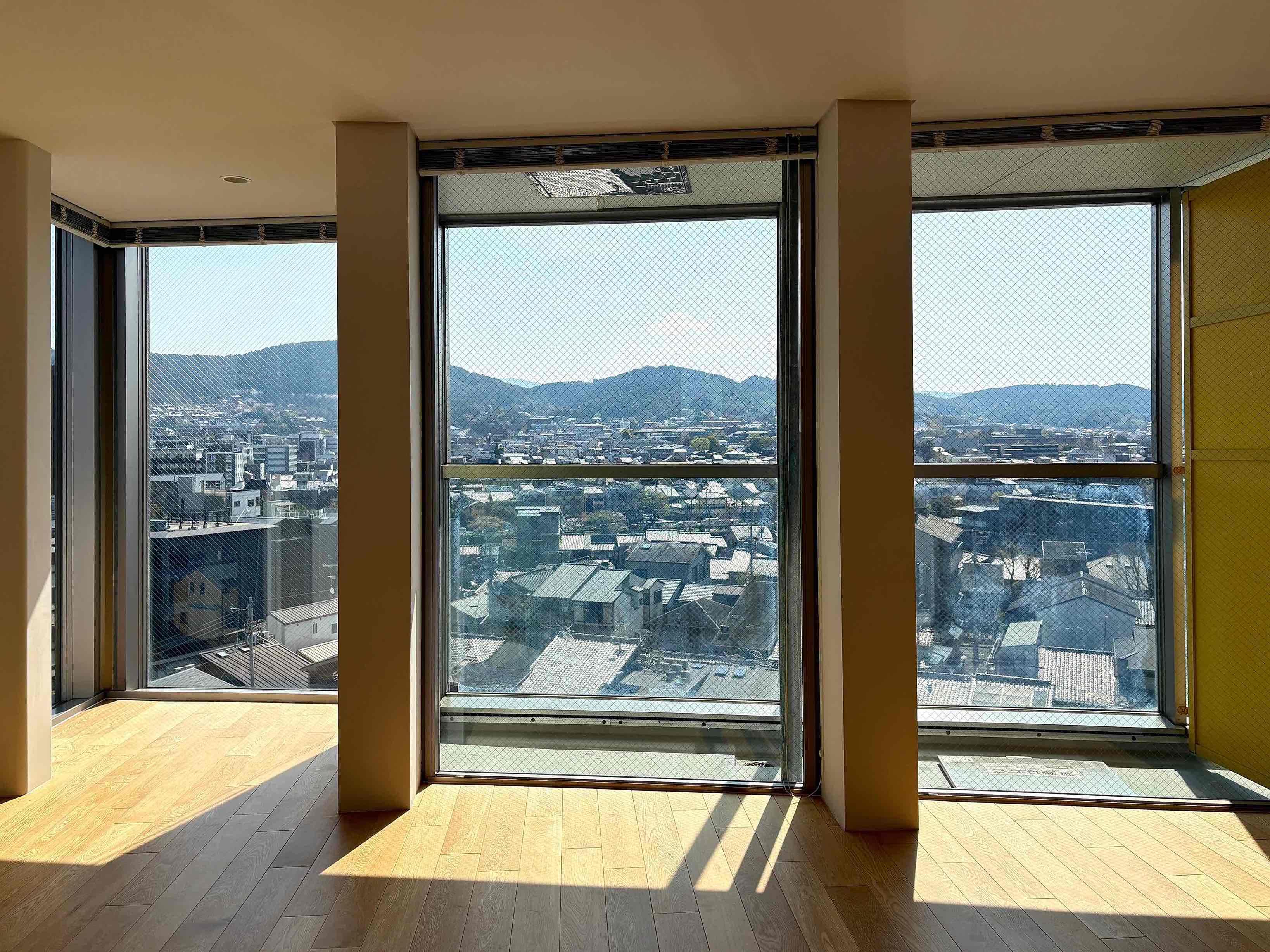京都市下京区本塩竈町583-4の賃貸物件/この景色にはうっとりせざるを得ないです。