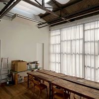 京都市下京区中堂寺前田町9-10の賃貸物件/2階南側には2階用のトイレもあり〼。ワークショップに良さそうな空間ですね