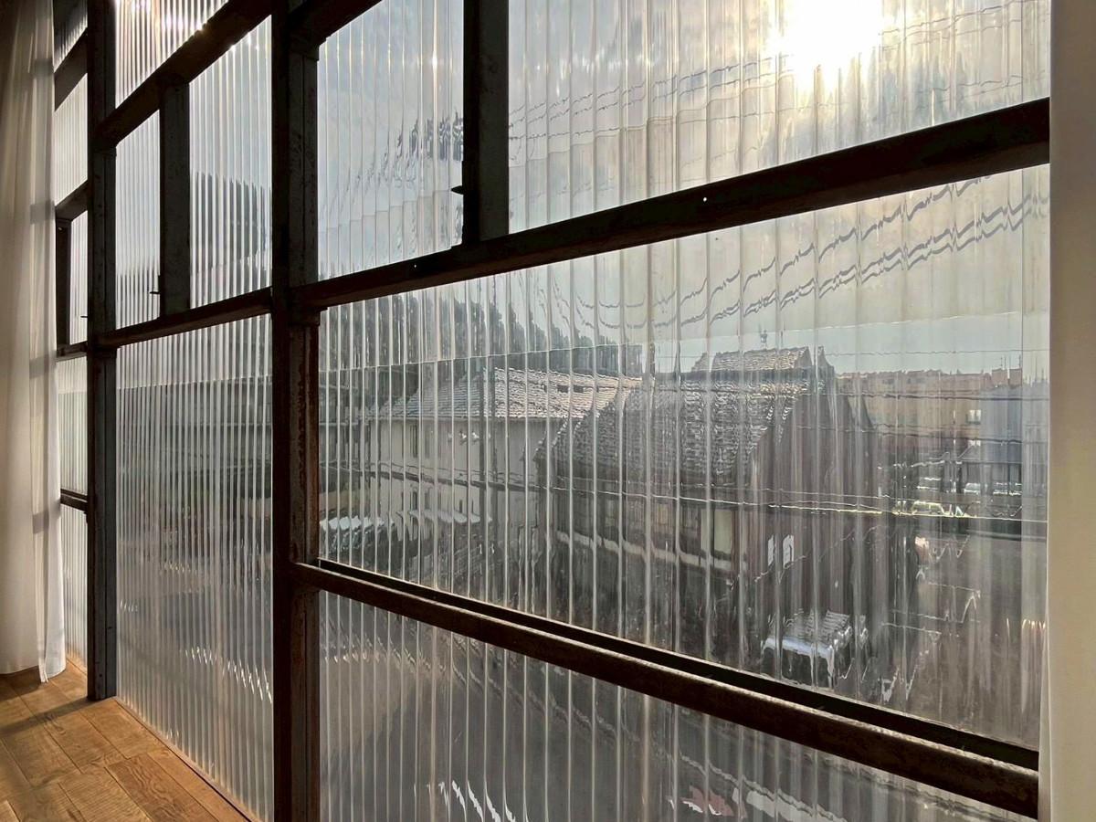 京都市下京区中堂寺前田町9-10の賃貸物件/2階西面仕上げ2階は断熱無しの波板直仕上げ！季節を存分に味わえます