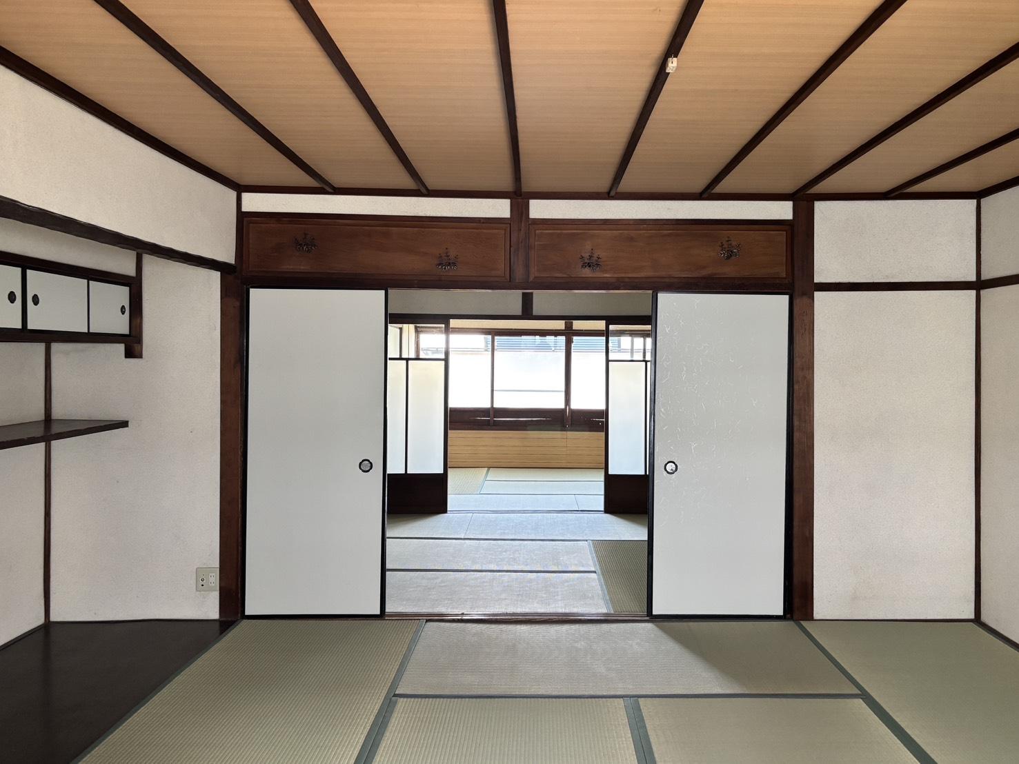 京都市左京区聖護院中町の賃貸物件/2F│開け放てば、ひと続きの広い空間に