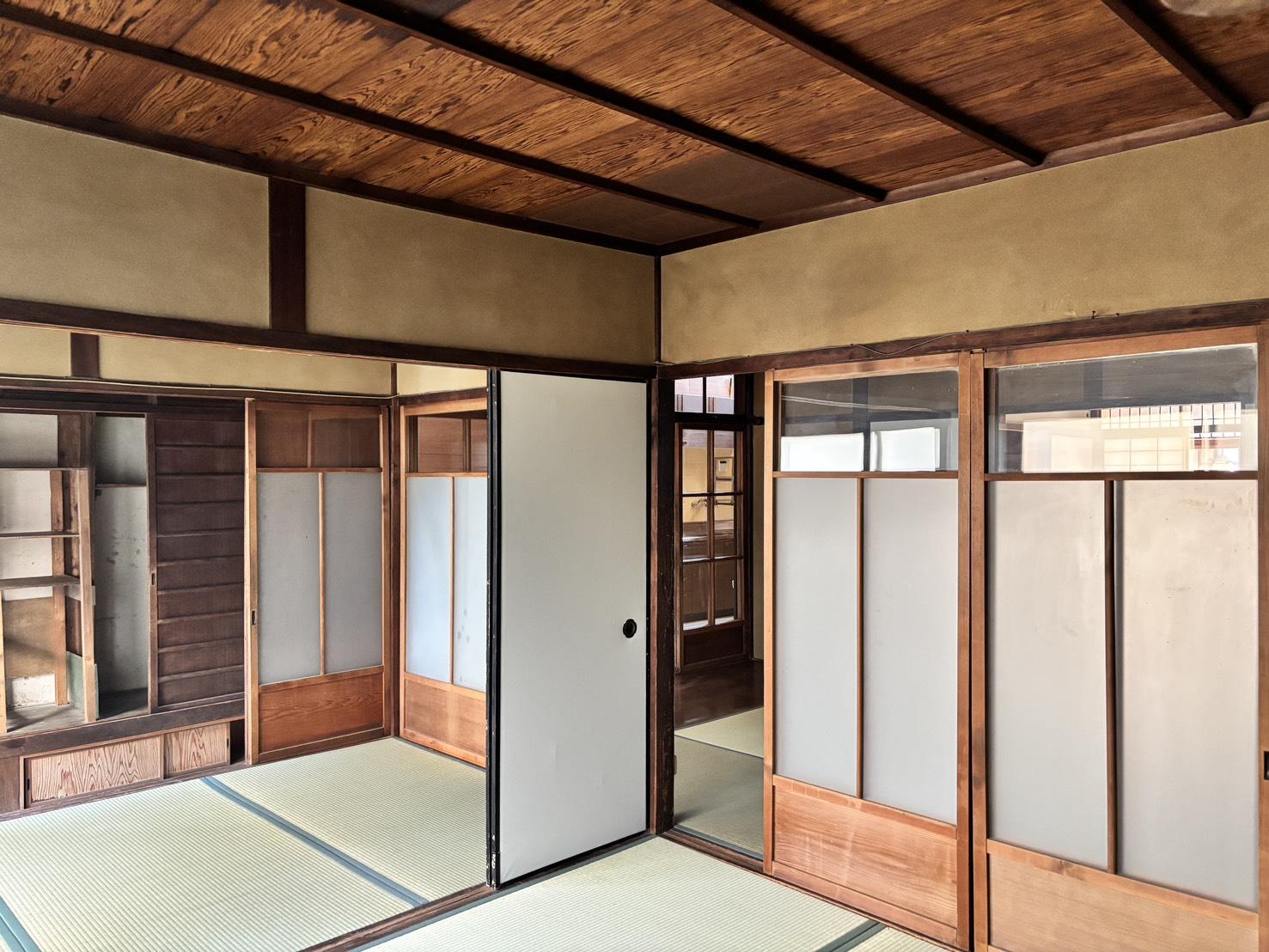 京都市左京区聖護院中町の賃貸物件/1F│建具越しに、奥へ奥へとつながる和室