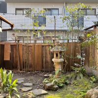 京都市左京区聖護院中町の賃貸物件/1F│北側にある、季節を感じる小さな庭