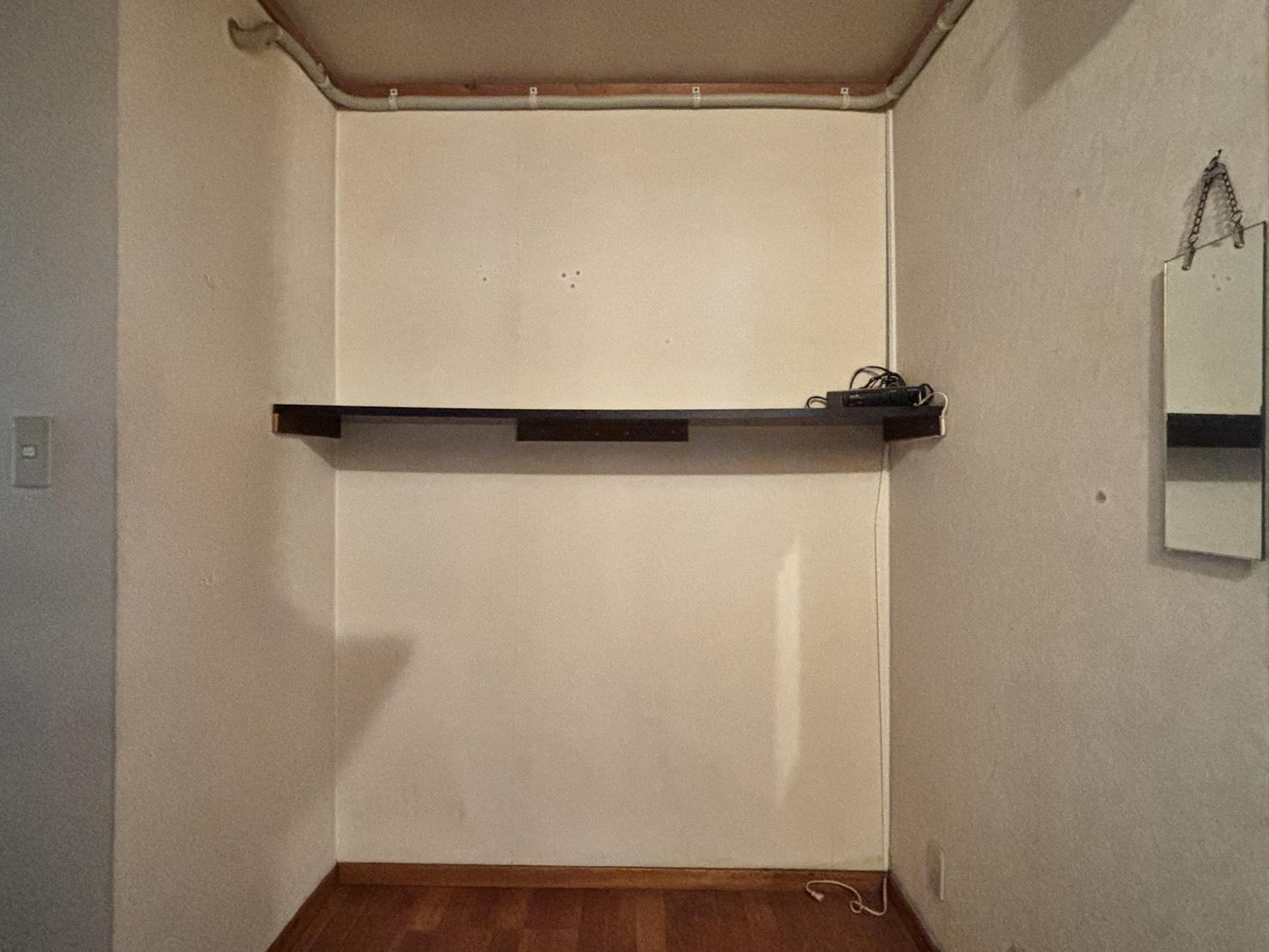 京都市左京区高野清水町132-11の賃貸物件/バックヤード。住まいとして使うなら、このスペースをどう使うかがポイントになりそうです。