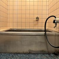 京都市左京区高野清水町132-11の賃貸物件/お風呂はまぁまぁコンパクト。