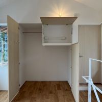 京都市左京区修学院檜峠町11-23の賃貸物件/A号室｜収納とエアコン設置個所。エアコンは借主にて設置が必要。