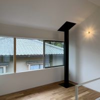 京都市左京区修学院檜峠町11-23の賃貸物件/B号室｜他の区画も薪ストーブが設置出来るように予め補強済み。