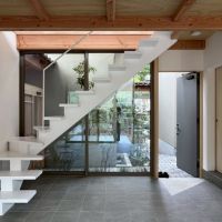 京都市左京区修学院檜峠町11-23の賃貸物件/C号室｜玄関から直接リビング