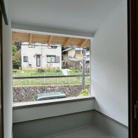 京都市左京区修学院檜峠町11-23の賃貸物件/C号室｜2階のバルコニーはゆったりめ