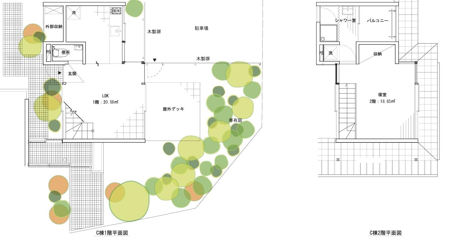 京都市左京区修学院檜峠町11-23の賃貸物件/C号室