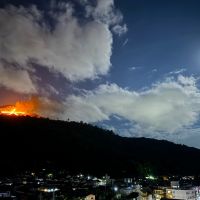 京都市左京区銀閣寺前町10の賃貸物件/バルコニーから望む大文字（オーナー提供写真）