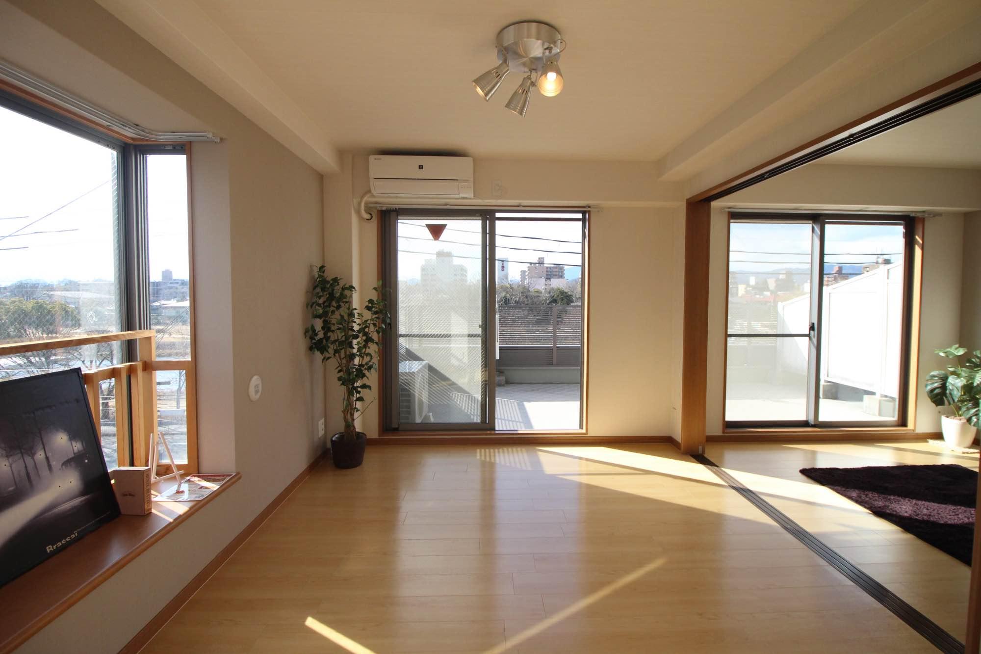 京都市左京区田中下柳町の賃貸物件/室内は快適に。