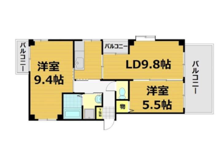 京都市左京区田中下柳町の賃貸物件