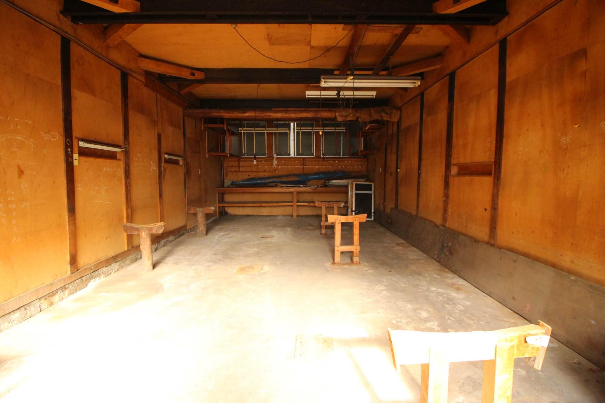 作業場1階正面。