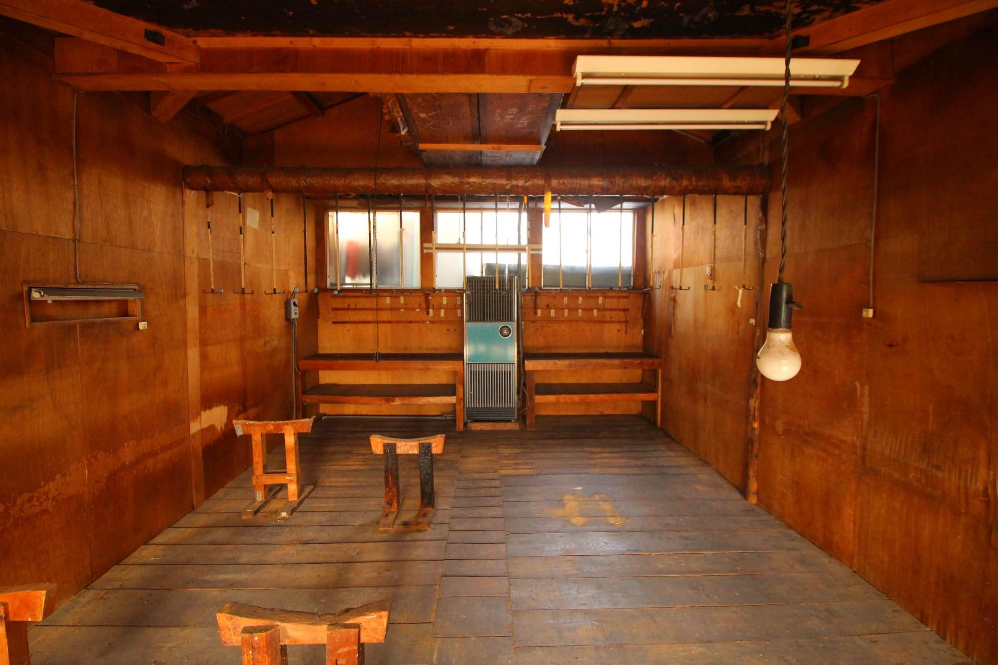 作業場2階正面。