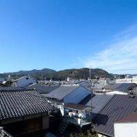 京都府京都市北区紫野上柏野町の売買物件/ルーフバルコニーから見る左大文字