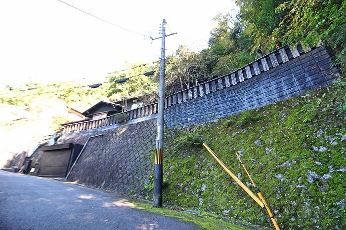 まるで城壁のよう