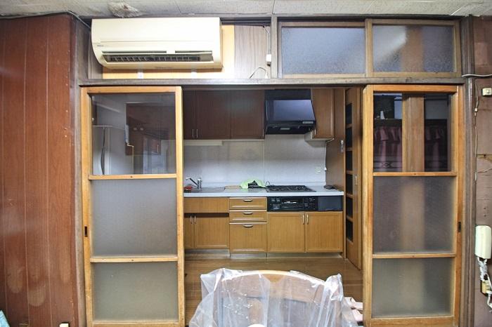 母屋1階部分は改装された形跡