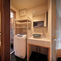 京都市中京区壬生松原町45-8の売買物件/バスルームから庭が望める　※写真は過去の賃貸募集時のもの