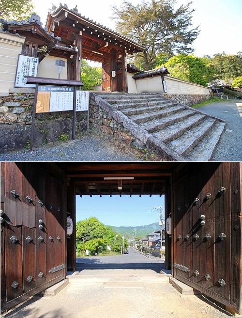 物件から徒歩3分ほどの実相院の前にバス停があります