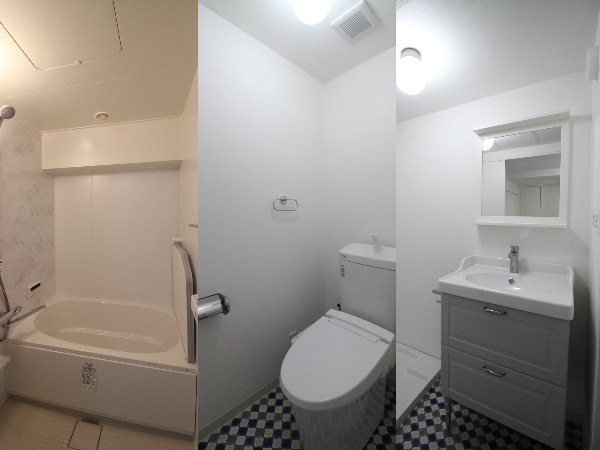 京都市中京区御幸町三条上る丸屋町320の賃貸物件/水回りも問題なく