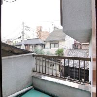 京都市中京区壬生西土居ノ内町26-14の賃貸物件/2階洋室からのバルコニー