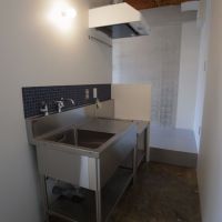 大阪市天王寺区石ヶ辻町の賃貸物件/キッチン部分。2口ガスコンロの設置可能。