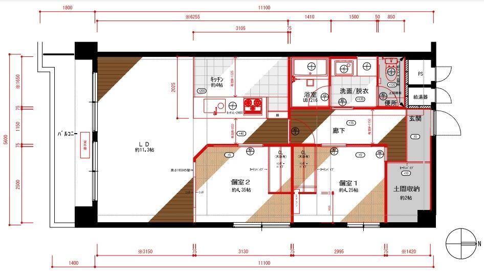 大阪市北区同心1丁目の賃貸物件