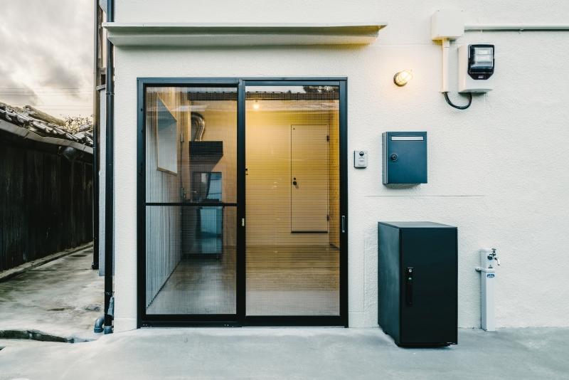 東大阪市永和2丁目の賃貸物件/各戸に宅配ボックスと散水栓付