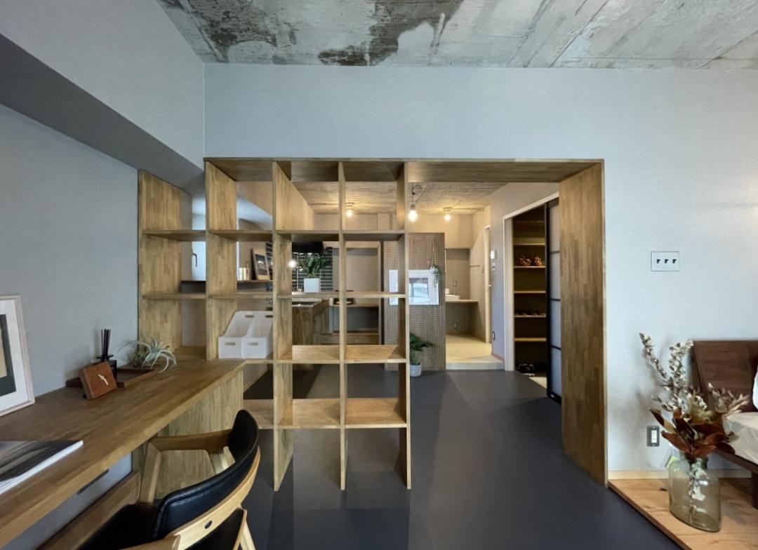 大阪市城東区中央1丁目の賃貸物件/造作棚は何を置こうか、レイアウトが楽しみ