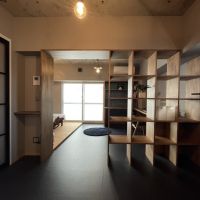 大阪市城東区中央1丁目の賃貸物件/キッチンからバルコニー側を見るとこんな感じ